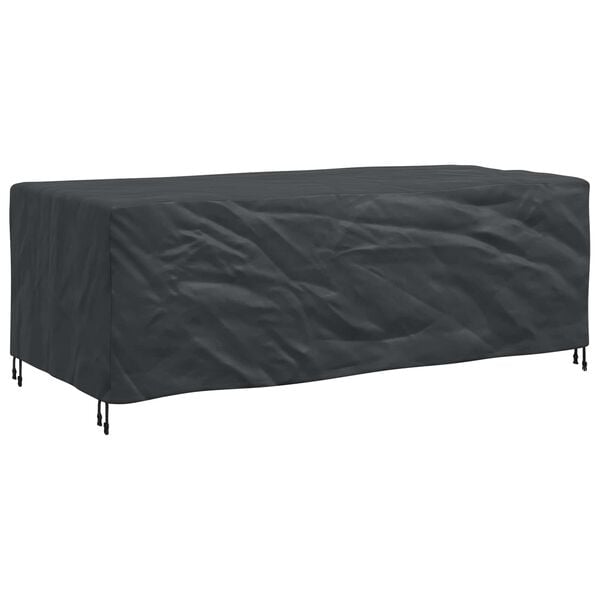 vidaXL Furniture Cover Plain Black 220 x 110 x 70 cm 420D