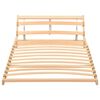 vidaXL Slatted Bed without Mattress Base Adjustable Head 70x200cm
