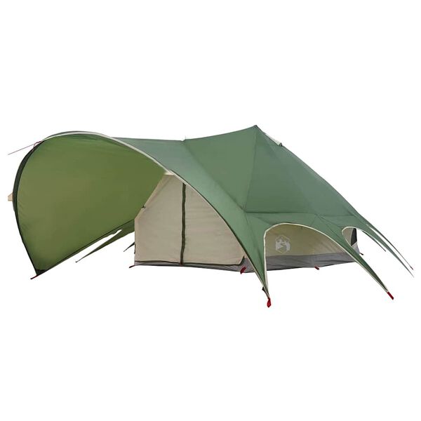 vidaXL Teepee Tent with Roof Green and Grey 502 x 502 x 297 cm