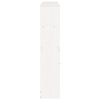 vidaXL Headboard with Storage White 120 cm Solid Wood Pine