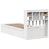 vidaXL Bed Frame without Mattress White 90x200 cm Solid Wood Pine