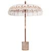 vidaXL Balinese Parasol with Base &Oslash; 180-190 cm Cream