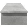vidaXL Monitor Stand Concrete Grey 100x27x15 cm Engineered Wood