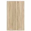 vidaXL Hanging Cabinet Sonoma Oak 60 x 31 x 100 cm Engineered Wood