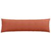 vidaXL Sofa Pillows 2 pcs Red Orange 145 x 40 cm Corduroy Fabric