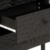 vidaXL Bedside Cabinet Black 50x33x60 cm Solid Wood Mango