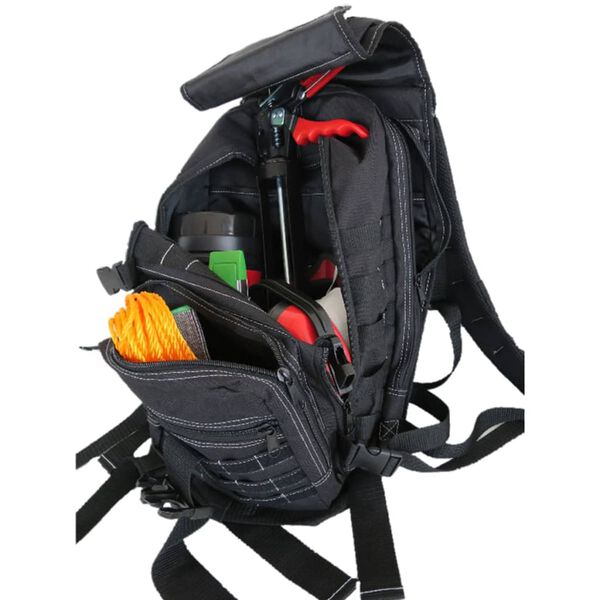 Toolpack Multifunctional Backpack Budge Black 30x22x50 cm 360.106
