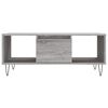 vidaXL Coffee Table Grey Sonoma 90x50x36.5 cm Engineered Wood