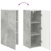 vidaXL TV Cabinet Set 4 pcs Concrete Grey Engineered Wood
