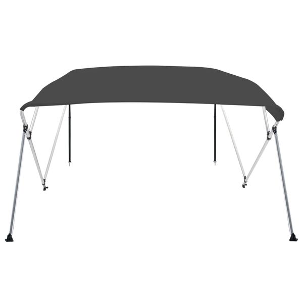 vidaXL 4 Bow Bimini Top Anthracite 243x180x137 cm
