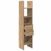 vidaXL Book Cabinet Artisan oak 40 x 35 x 180 cm Engineered wood