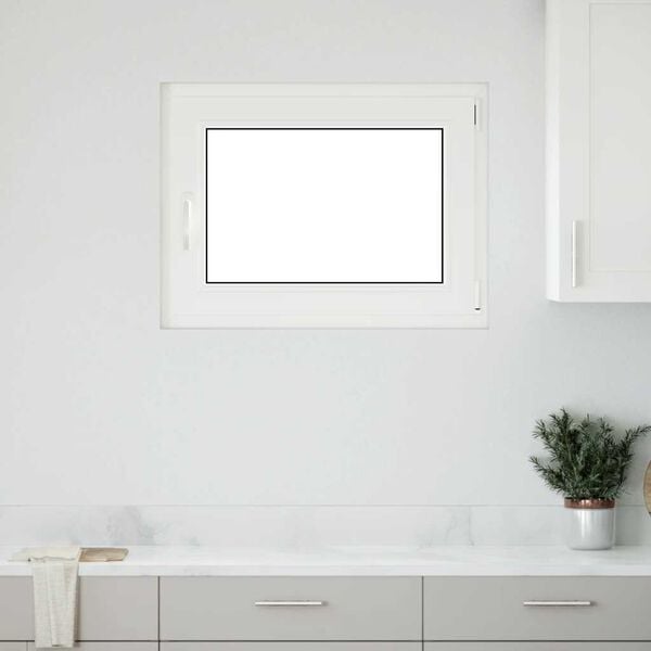 vidaXL Basement Window "RISOR" 80x60 cm Tilt&Turn DIN Right Anthracite