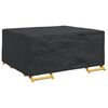 vidaXL Furniture Cover Plain Black 200 x 150 x 85 cm 210D