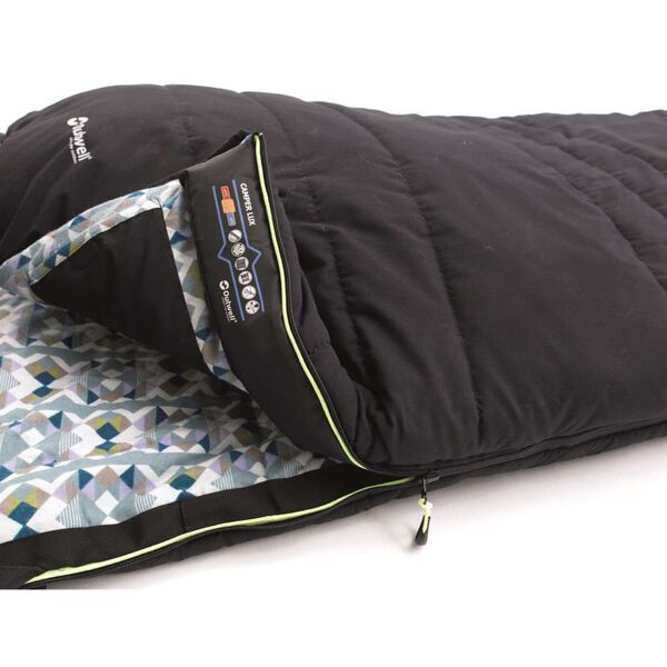 Outwell Double Sleeping Bag Camper Lux Night Blue