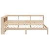 vidaXL Bookcase Bed without Mattress 90x200 cm Solid Wood Pine