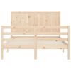 vidaXL Bed Frame without Mattress 120x200 cm Solid Wood