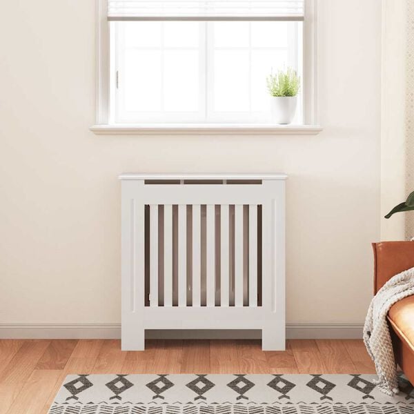 vidaXL MDF Radiator Cover White 78 cm