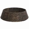 vidaXL Christmas Tree Collar Round Black Dia. 105 x 28 cm