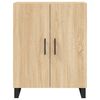 vidaXL Highboard Sonoma Oak 69.5x34x180 cm Engineered Wood