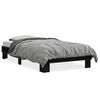 vidaXL Bed Frame without Mattress Black 90x190 cm Single