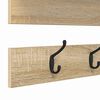 vidaXL Wall-Mounted Coat Rack with Shelf Sonoma Oak 90 x 15 x 36 cm