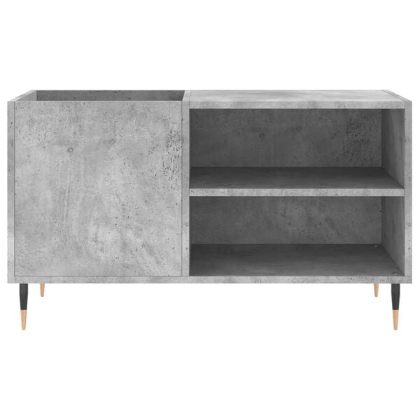 vidaXL Record Cabinet Concrete Grey 85x38x48 cm Engineered Wood