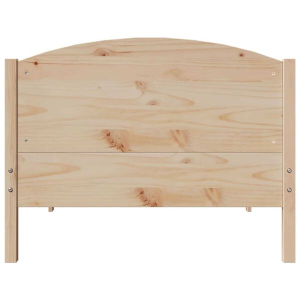 vidaXL Bed Frame without Mattress 90x200 cm Solid Wood Pine