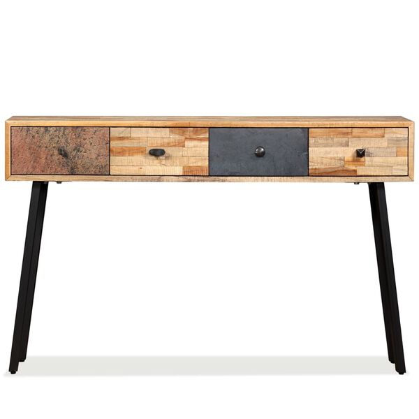 vidaXL Console Table Solid Reclaimed Teak 120x30x76 cm