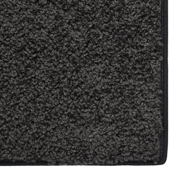 vidaXL Soft Pile Rug Anti-slip 115x170 cm Anthracite