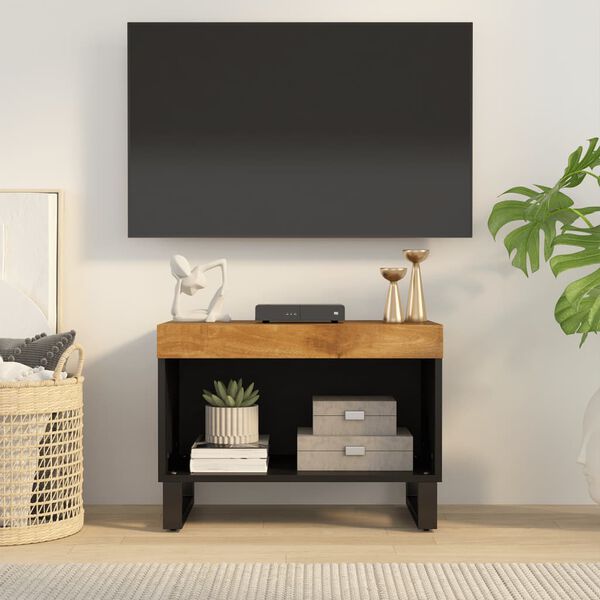 vidaXL TV Cabinet 60x33x43.5 cm Solid Wood Mango