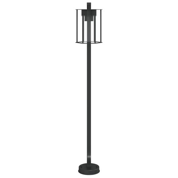 vidaXL Outdoor Floor Lamps 3pcs Black 100 cm Stainless Steel