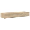 vidaXL Studio Desk Sonoma Oak 152 x 40 x 19.5 cm Engineered Wood