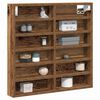 vidaXL Display Cabinet Old Wood 60 x 8.5 x 58 cm Engineered Wood