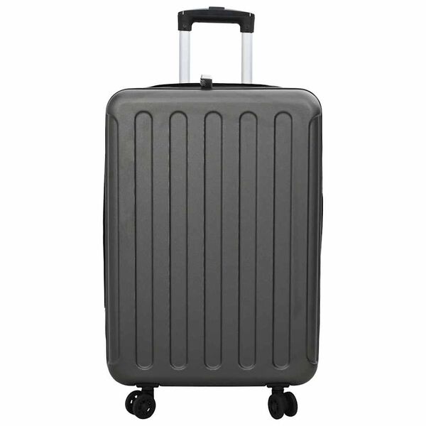 vidaXL Suitcase Folding Dark grey 43 x 27 x 66 cm ABS Plastic
