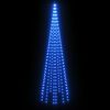 vidaXL Christmas Tree on Flagpole Blue 310 LEDs 300 cm