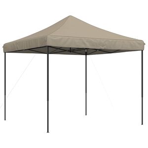 vidaXL Foldable Party Tent Pop-Up Taupe 292x292x315 cm