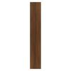 vidaXL Shoe Cabinet Brown Oak 63x24x147 cm Engineered Wood