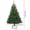 vidaXL Artificial Christmas Tree with 150 LEDs Green 150 cm PE and PVC