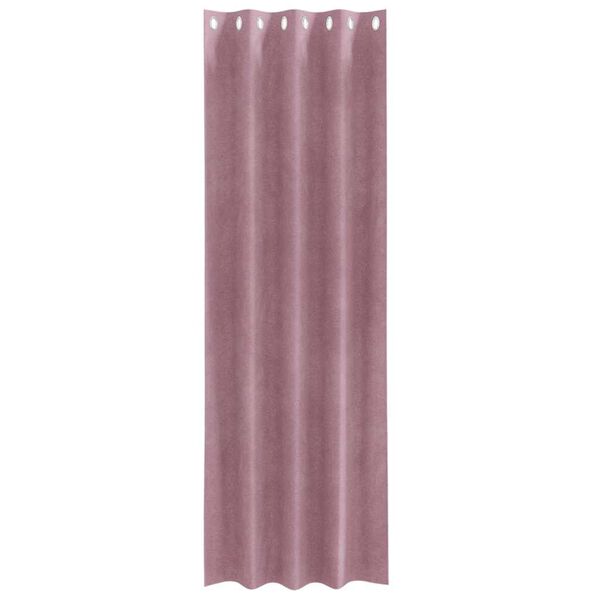 vidaXL Blackout Curtains 2 pcs Dark Pink 140 x 245 cm Velvet