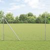vidaXL Fence Post Silver 10 x 1.5 m (25 mm mesh) Steel