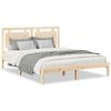 vidaXL Extra Long Bed Frame without Mattress 140x220 cm Solid Wood