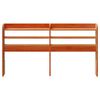 vidaXL Headboard with Shelves Wax Brown 150 cm Solid Wood Pine
