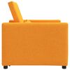 vidaXL Single Sofa Bed Reclining Dark yellow 90 x 165 x 87 cm Fabric