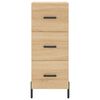 vidaXL Highboard Sonoma Oak 34.5x34x180 cm Engineered Wood