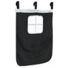vidaXL Curtains for Loft Bed with Tunnel White and Black Polyester