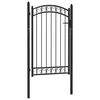 vidaXL Fence gates EMMEN 104 x 106 cm Lockable Powder-coated steel