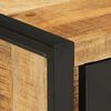 vidaXL Bedside Cabinet 35x34x45 cm Solid Rough Wood Mango