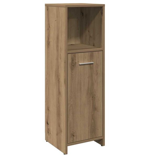 vidaXL Bathroom Cabinet Artisan Oak 30x30x95 cm Engineered Wood