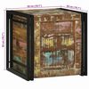 vidaXL Storage Box Brown and Black 50 x 50 x 50 cm Solid Reclaim Wood