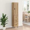 vidaXL Highboard Artisan Oak 34.5 x 34 x 180 cm Engineered Wood